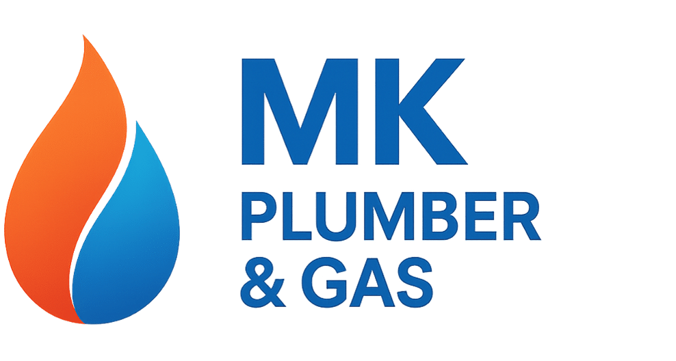 mk plumber and gas logo margins